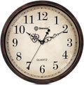 Geevon 14" Retro Battery Operated Wall Clock, Slient Non Ticking by GEEVON