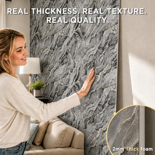 Self Adhesive Foam Wall Mural Roll 47.27" Extra Wide, 9.19 Ft Long - Image 6