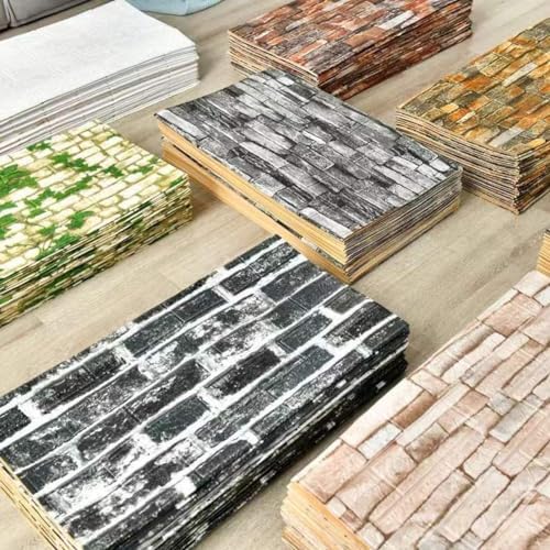 Queenbox 27.6x39.4 in Faux Brick Peel and Stick Foam Soft Waterproof Wall Panel - Image 7