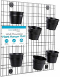 BIRDROCK HOME 6 Pot Garden Wall Grid by BIRDROCKHOME