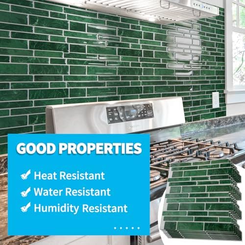 Art3d Marble Design Peel and Stick Backsplash, 12 x 12 in - Image 2