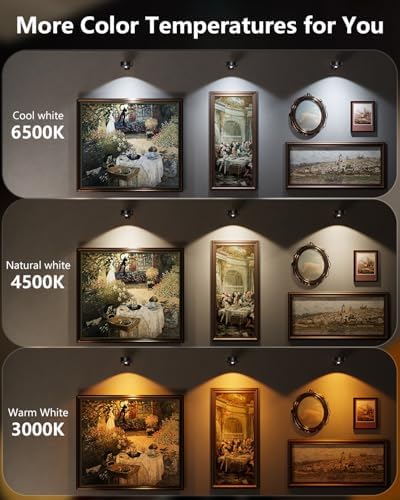 3.3" Picture Lights for Wall Spotlight, 2000mAh Rechargeable - Image 4