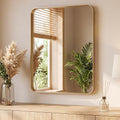 Sweetcrispy Bathroom Mirror 32x28 Inch, Vanity Mirror by Sweetcrispy