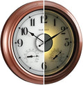 CLXEAST 18" Large Illuminated Outdoor Clocks Waterproof by CLXEAST