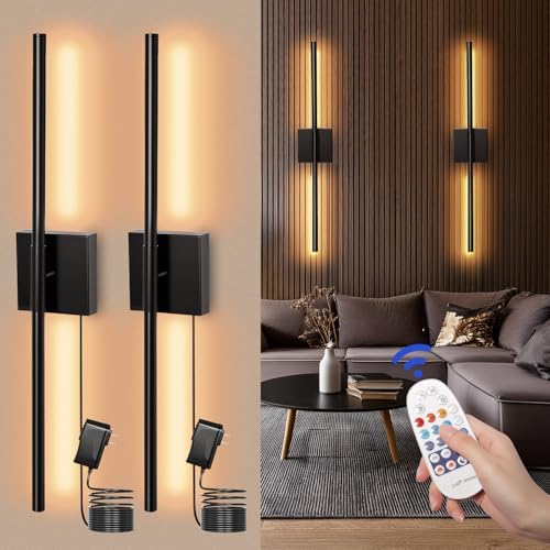 Lichaser Plug in Wall Sconces for Acoustic Wall Panels, Slat Wall by Unknown