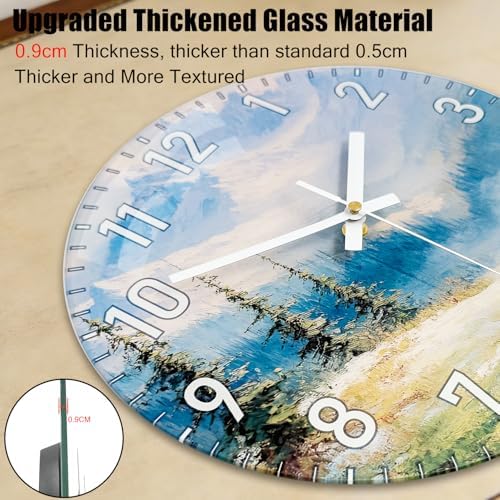 12 Inch Silent Wall Clock Non Ticking, Wall Clocks Battery Operated Analog Clock - Image 5