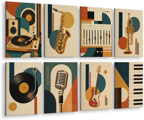 VIYYIEA Acoustic Art Panels, Sound Absorbing Music Poster Panel by VIYYIEAART