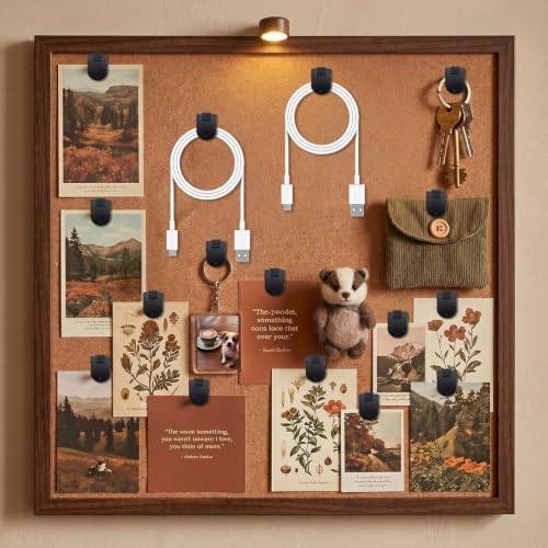 MXCOIRTP 30pcs Cubicle Clips for Walls, Push Pin Clips for Bulletin Board - Image 5
