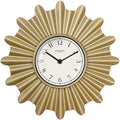 18 Inch Mid Century Modern Starburst Wall Clock by FountainDesigns