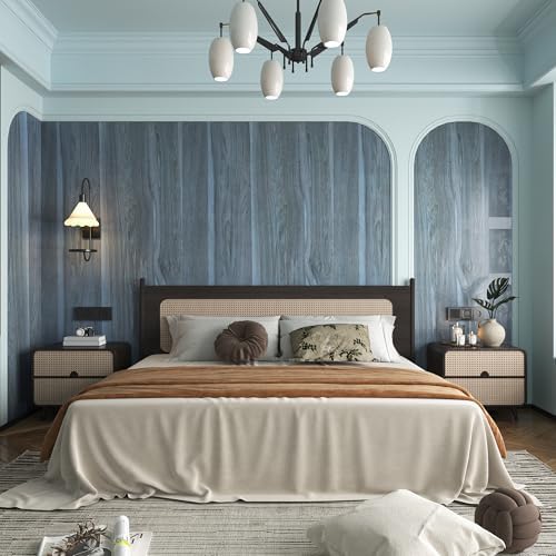 BOMENG Contact Paper Wood Grain Wallpaper Vintage Peel and Stick Vinyl Wrap - Image 5