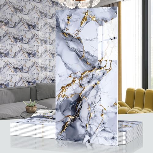 Marble Peel and Stick Backsplash 23.6 x11.8 in by Unknown