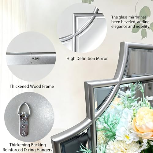48"x31.6" Rectangle Beveled Mirror - Image 3