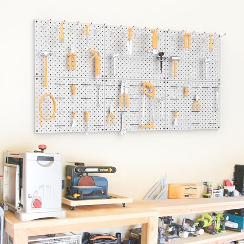 TORACK 6 PCS 12x16 in Metal Boards, Tool Organizer Pegboard 24x48 in - Image 2