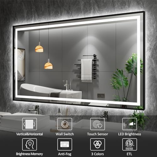 Amorho 84"X32" LED Bathroom Mirror - Image 6