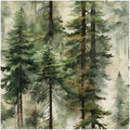 HAOKHOME Forest Peel and Stick Wallpaper Tree Green Mural Woodland Nature by HAOKHOME