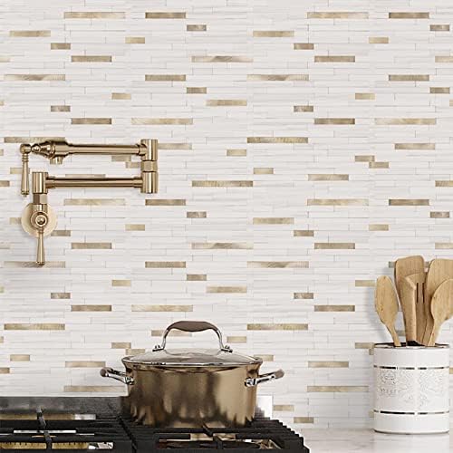 STICKGOO 2 Sheets Peel and Stick Backsplash Tile, Stick on Backsplash - Image 5