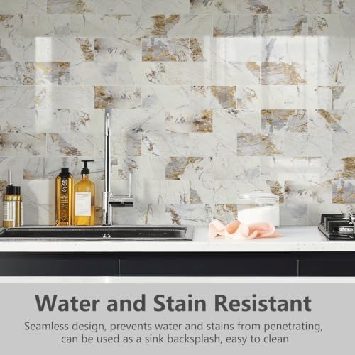 STICKGOO 10-Sheet Backsplash Peel and Stick Subway Tile - Image 3