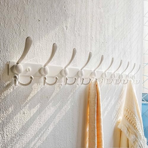 Dseap Coat Rack Wall Mount 37”, Heavy Duty 12-Gauge Base vs Flimsy 1mm - Image 5