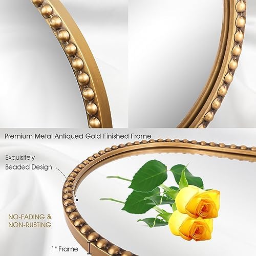 Oval Full Length Mirror, Living Room, Antique Gold - Image 5