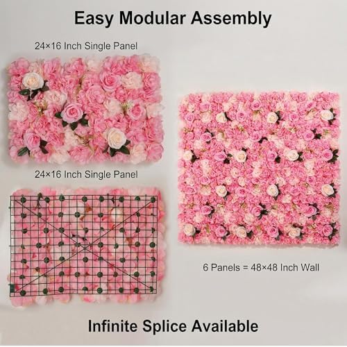 Flower Wall Backdrop 2 Panels 16×24 Inch - Image 6