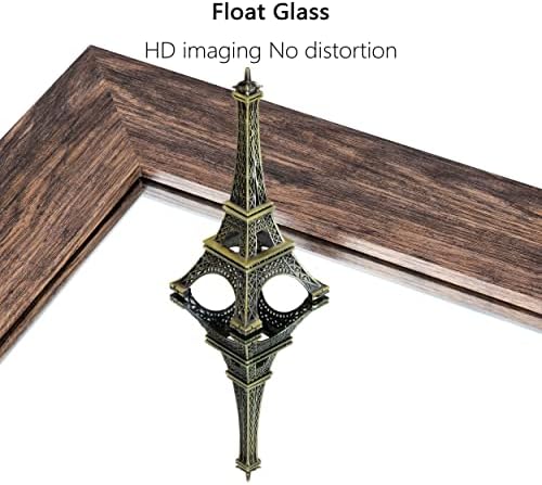 Syndra Wood Mirror with Frame, Rustic 24X32 Inch Wall Mounted Vanity Mirror - Image 7