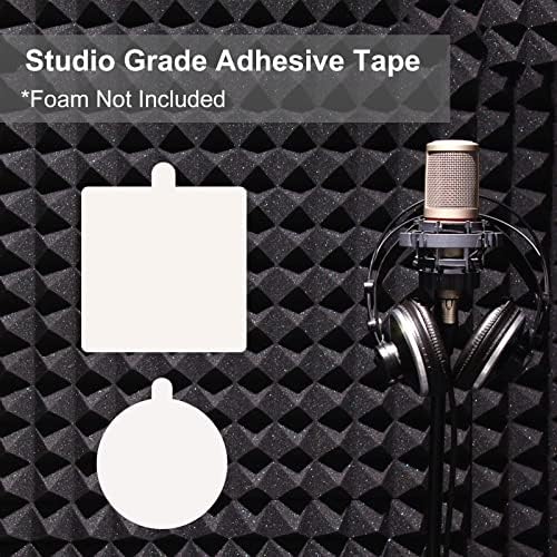 120Pcs Double Sided Tape for Acoustic Foam Panels, Removable Mounting Tape Wall - Image 4