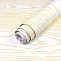 White and Gold Wood Contact Paper 17.3"x200" Peel and Stick Wallpaper by YUN-aeonPeelandStickWall
