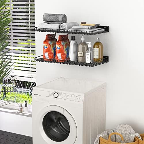 WALMANN Garage Wall Shelf, 4 Mixed-Size Wall-Mounted Storage Shelves - Image 5