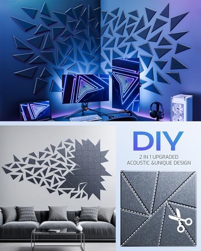 12 Pack Acoustic Panels, Sound Proof Foam Panels - Image 5