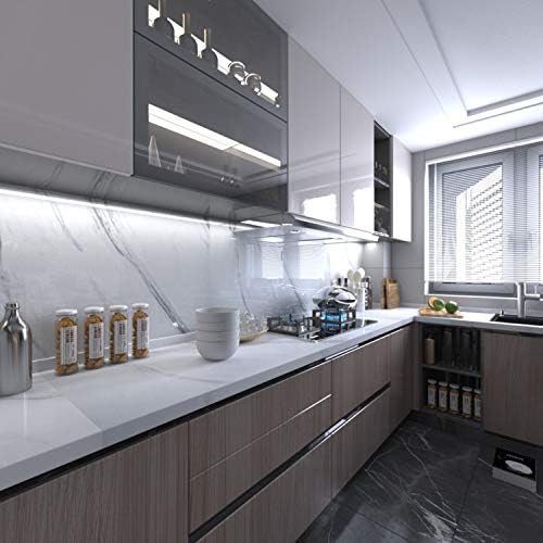 Large White Marble Granite Wallpaper Peel Stick Countertops 31.5x354inch - Image 2