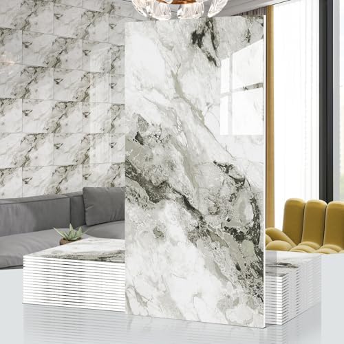 Marble Peel and Stick Backsplash 23.6 x11.8 in by Unknown