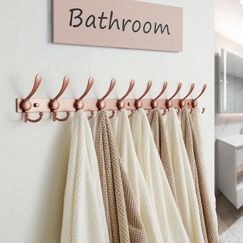 Dseap Coat Rack Wall Mount 37 Inch, Heavy Duty 12-Gauge Base vs Flimsy 1mm - Image 5