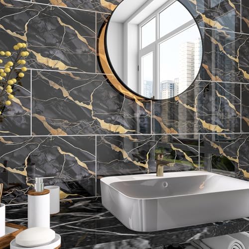 Marble Peel and Stick Backsplash 23.6 x11.8 in - Image 3