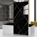 Marble Peel and Stick Backsplash 23.6 x11.8 in by Unknown