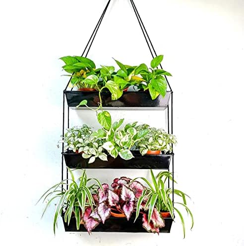 LaLaGreen 16 Inch Wall Mounted Tiered Planter by L%C3%A1L%C3%A1Green