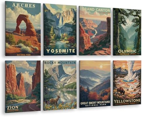 InSimSea Acoustic Art Wall Panels, Vintage Travel Wall Art by InSimSeaArt