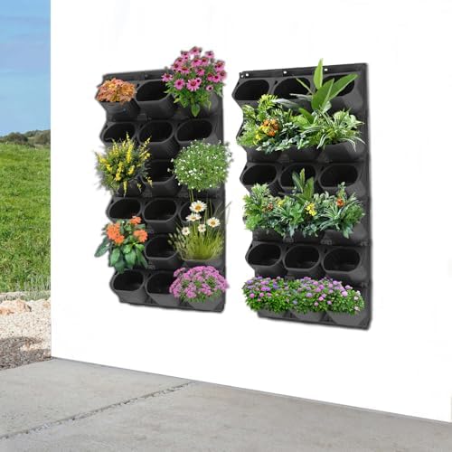 36-Slot Wall Planter, Vertical Garden Flower Pot Holder - Image 3