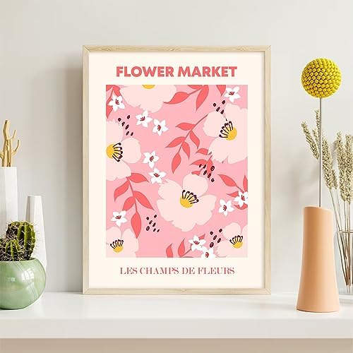 Matisse Abstract Wall Art Decor Pink Flower Canvas Pictures Picasso Aesthetic - Image 6