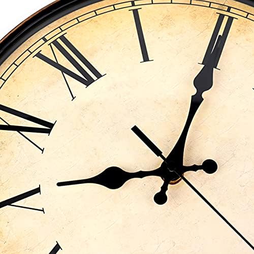 Yesland 11 Inch Wall Clock Silent Non Ticking, Vintage Decorative Quartz Clock - Image 5