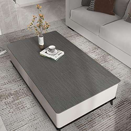 CHIHUT Extra Wide 30”x236” Dark Grey Grasscloth Peel and Stick Wallpaper Linen - Image 5