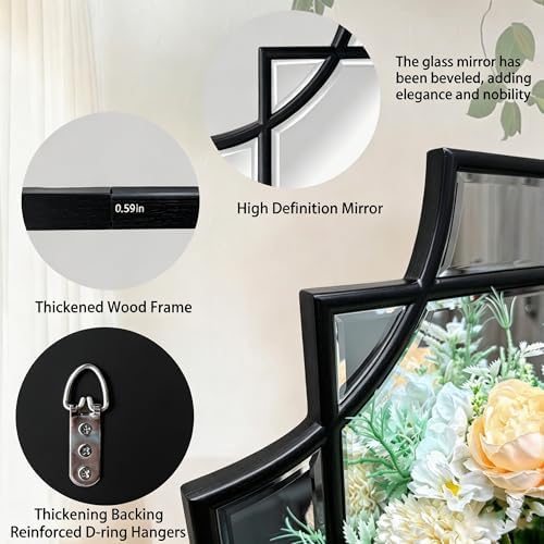 48"x31.6" Large Rectangle Beveled Mirror - Image 3