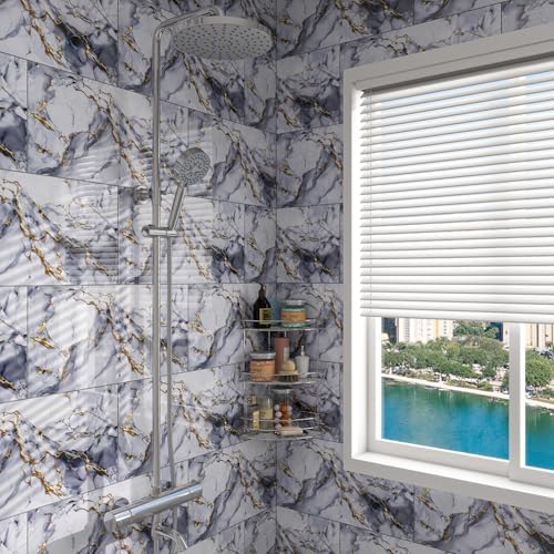 Marble Peel and Stick Backsplash 23.6 x11.8 in - Image 5
