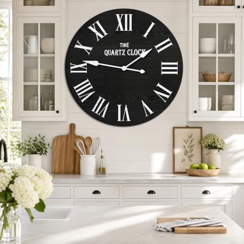ARTPOWER 35.5” Extra Large Giant Farmhouse Wall Clock - Image 5