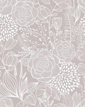 Wudnaye Floral Peel and Stick Wallpaper Large Flower Wallpaper 17"×196.8" by Wudnaye