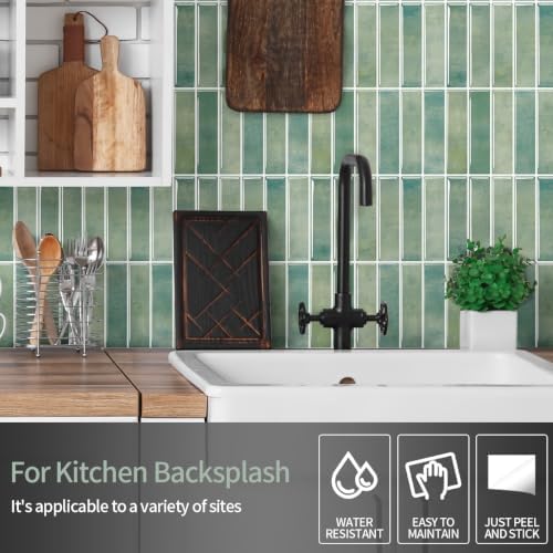 Peel and Stick Backsplash 3D Wall Tiles, Self-Adhesive, Oil Proof, Waterproof - Image 3
