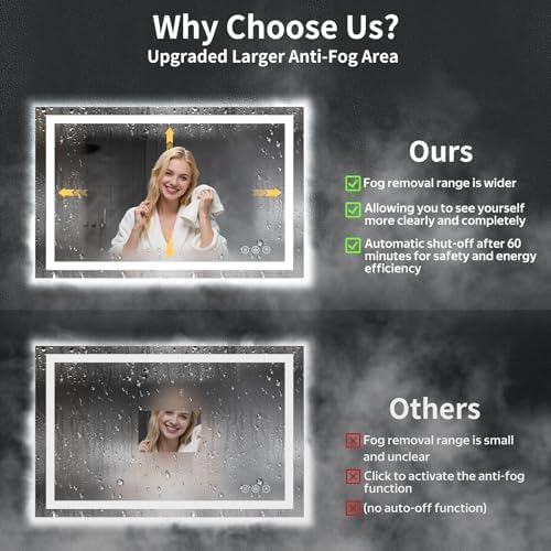 24"x50" LED Bathroom Mirror - Image 3