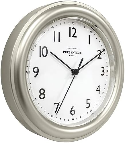Presentime 8.5" Modern Farmhouse Essential Wall Clock - Image 4