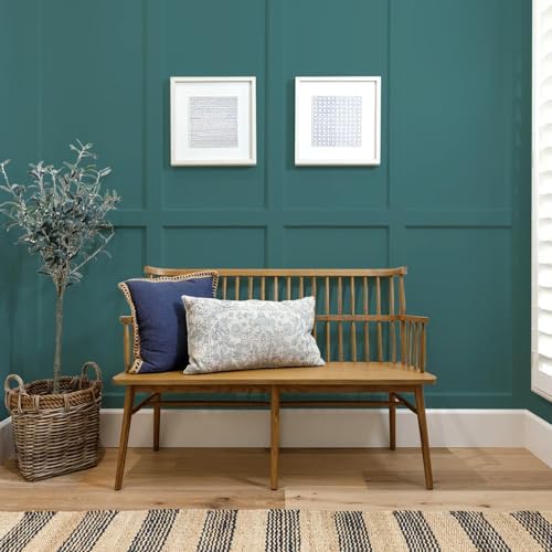 Teal Peel and Stick Wallpaper Solid Teal Contact Paper A Set of 23.6"x236" - Image 4