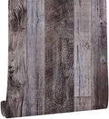 Yun-aeon Natural Wood-Gray Contact Paper Peel and Stick Wallpaper by YUN-aeonPeelandStickWall