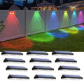 Solar Fence Lights Outdoor by LIANGLOME